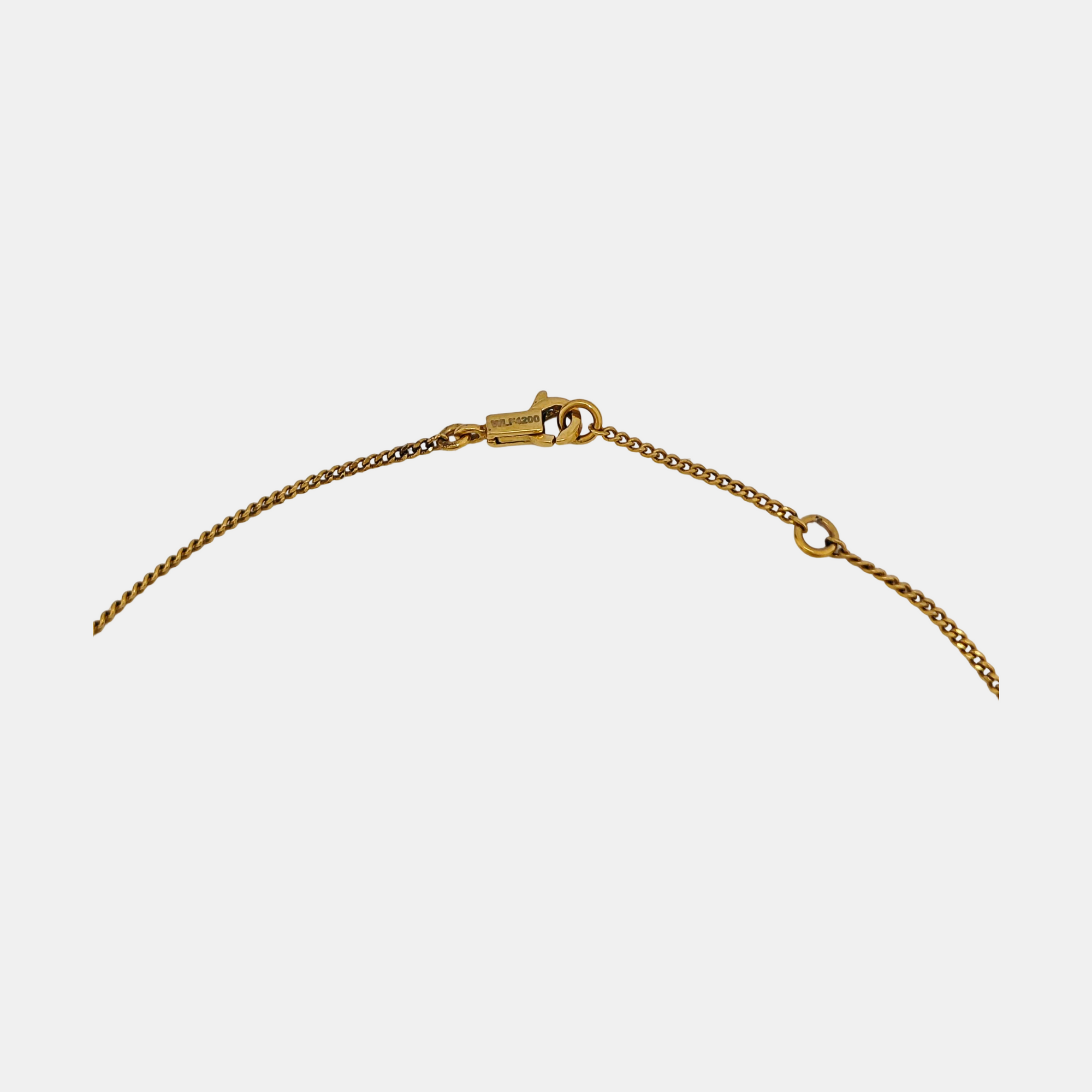 ALPHABET Brass Gold Necklace