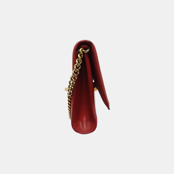 Ginny Mini Calfskin Red