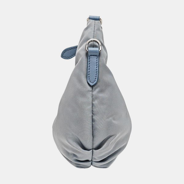Nylon Shoulder Bag Blue