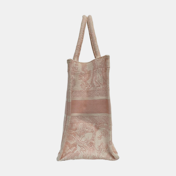 Book Tote Medium Canvas Pink