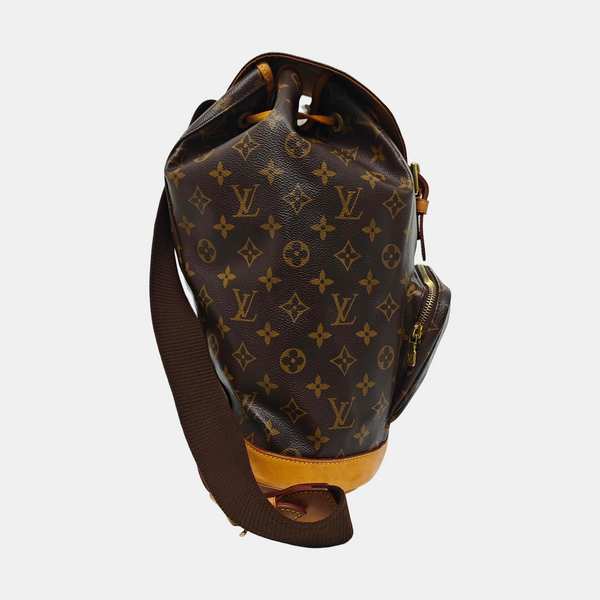 MONTSOURIS GM Monogram Coated Canvas Brown