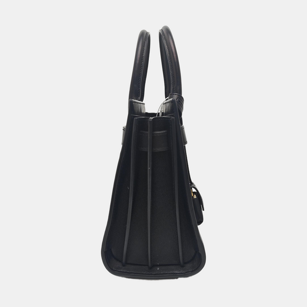 SAC DE JOUR Nano Calfskin Black