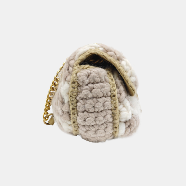 GG Marmont Small Fabric Multicolor