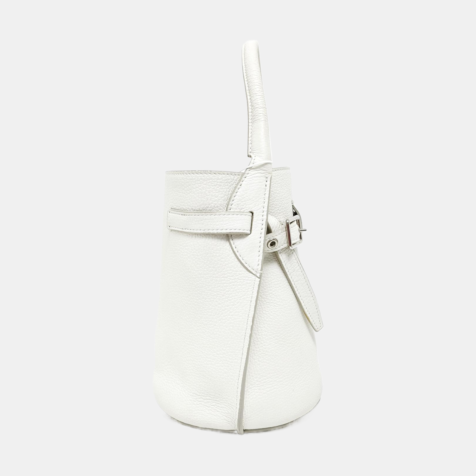 BIG BAG Nano Calfskin White