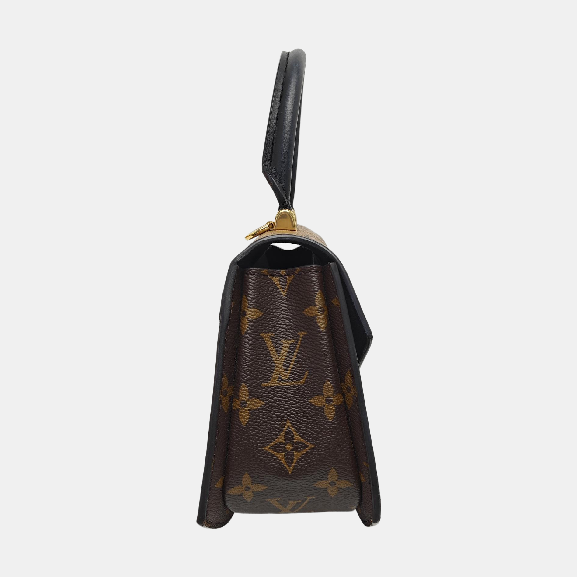 Monogram Coated Canvas Crossbody Bag Super Mini Brown