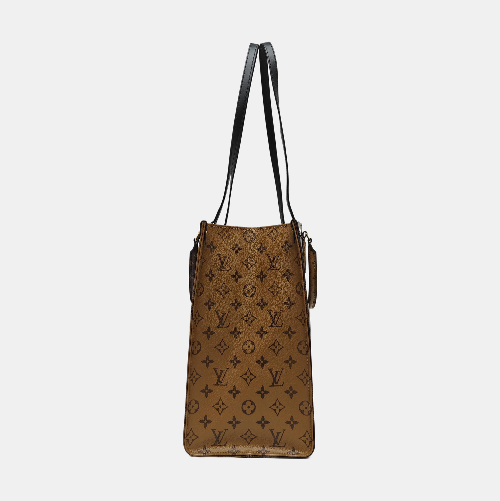 ONTHEGO GM Monogram Coated Canvas Brown