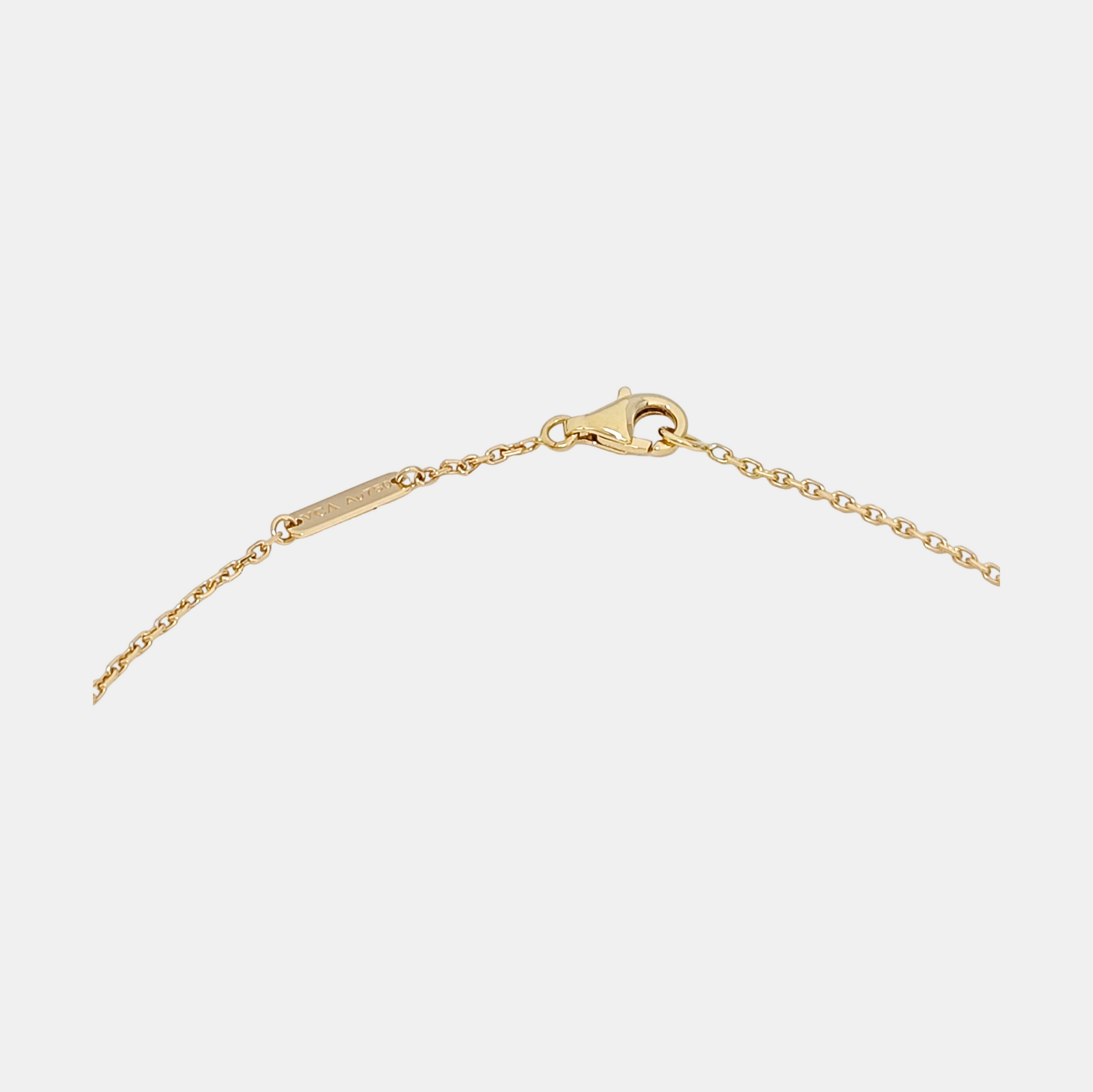 Vintage Alhambra 18k Gold Necklace