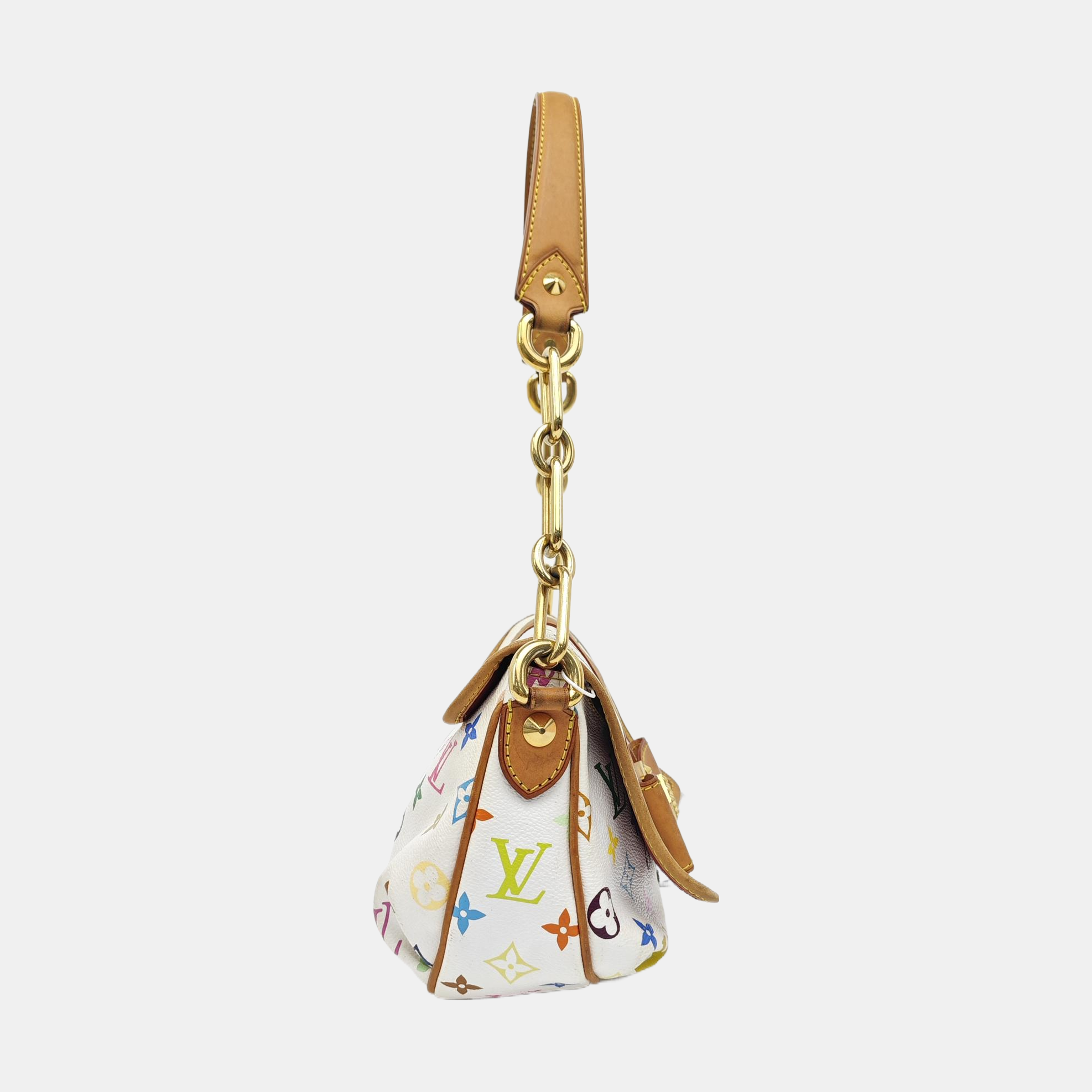LV × TM ANNIE Monogram Coated Canvas White