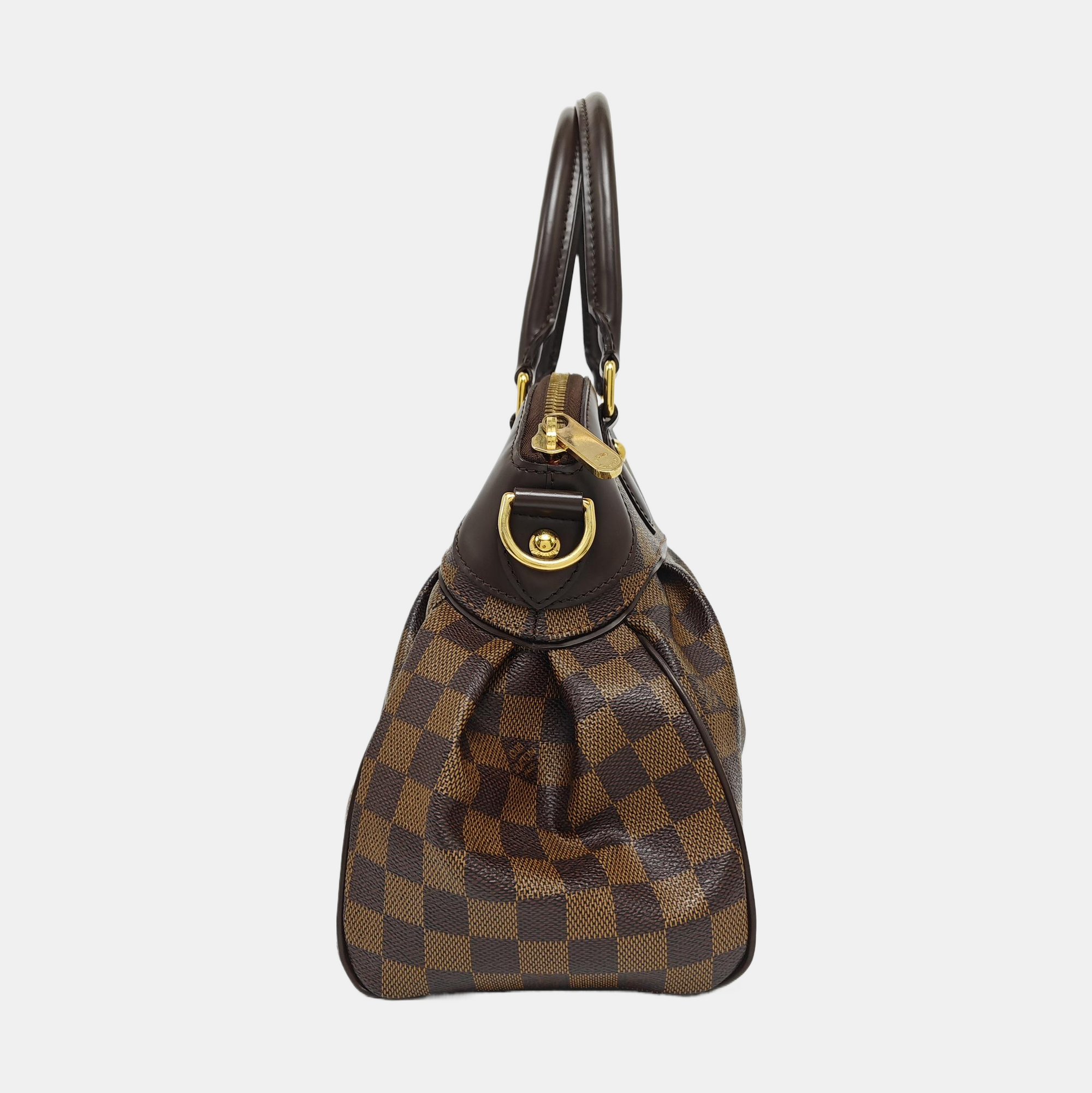 TREVI PM Damier Ebene Coated Canvas Brown