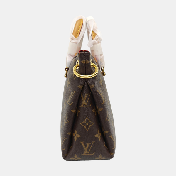 PALLAS BB Monogram Coated Canvas Brown