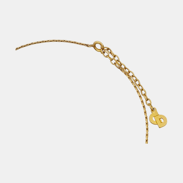 Petit CD Metal Gold Necklace