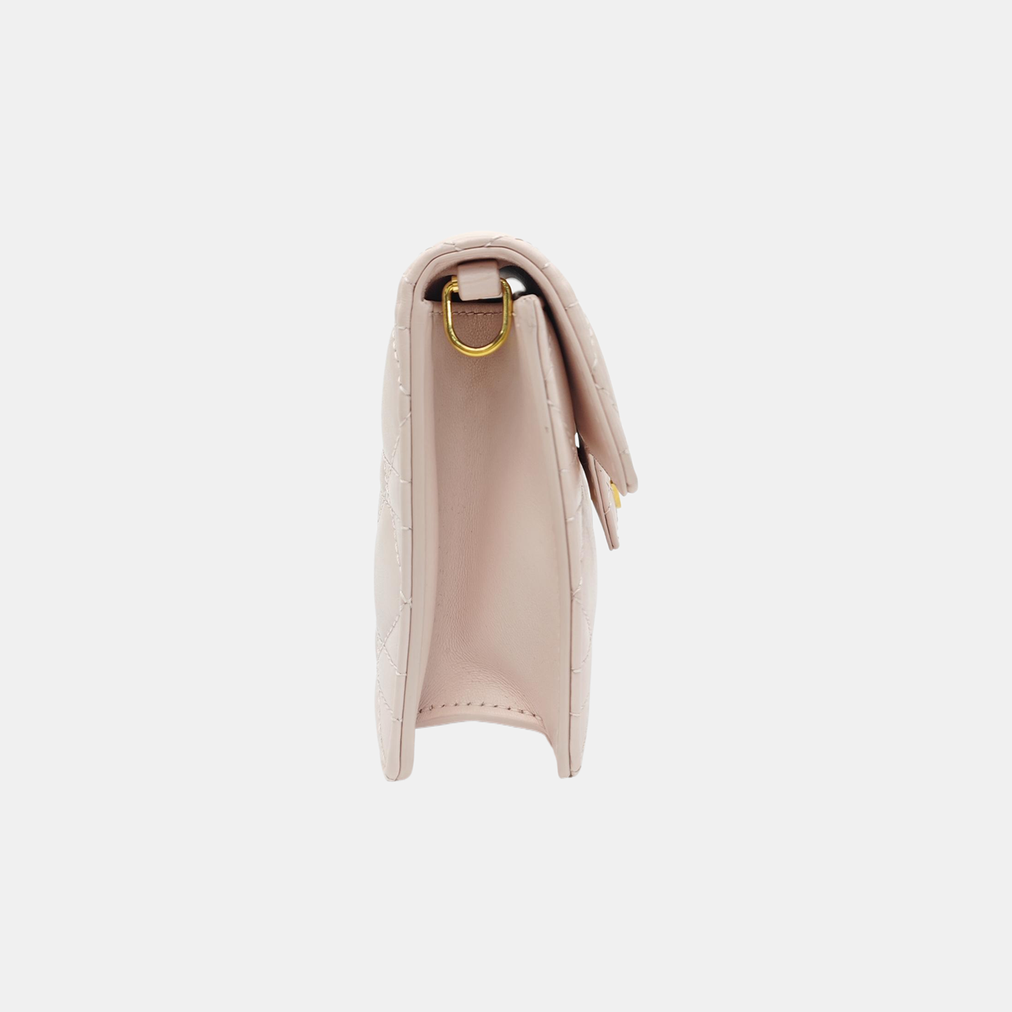 Jolie Top Handle Mini Cannage Lambskin Pink