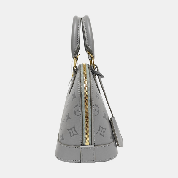 ALMA BB Monogram Calfskin Gray
