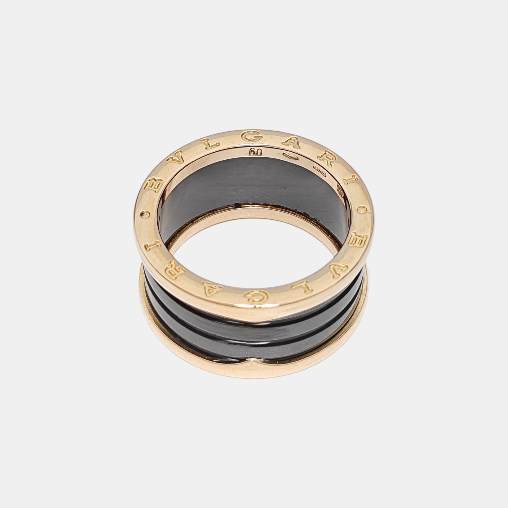 B.ZERO1 18k Rose Gold Ring EU 60