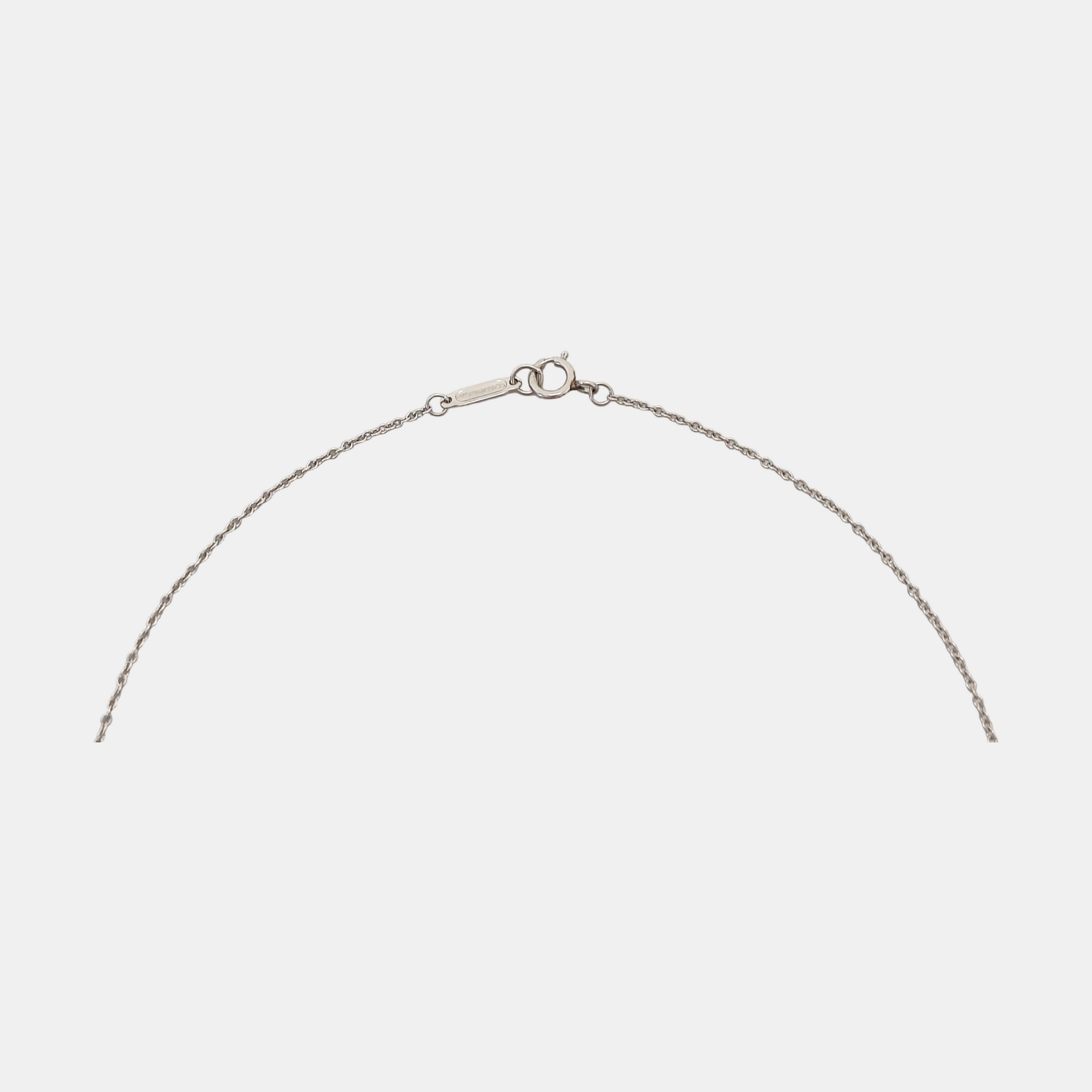 Tiffany Hearts Platinum 950 Silver Necklace
