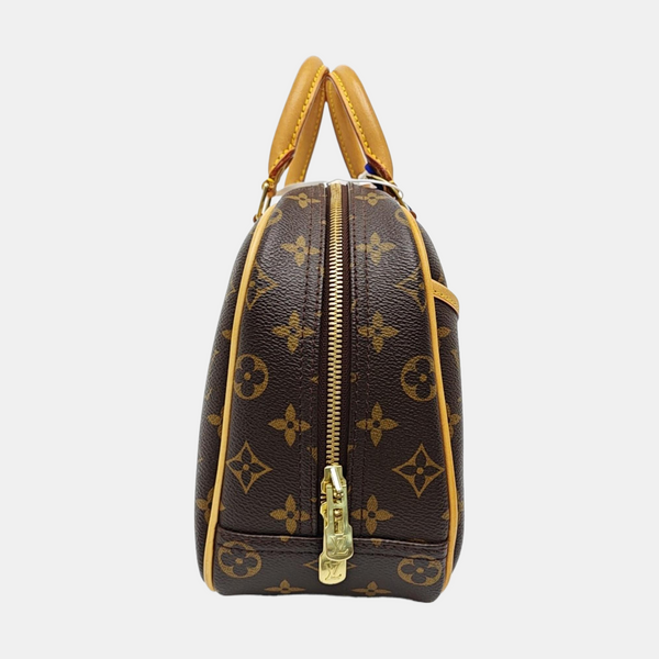 DEAUVILLE Monogram Coated Canvas Brown
