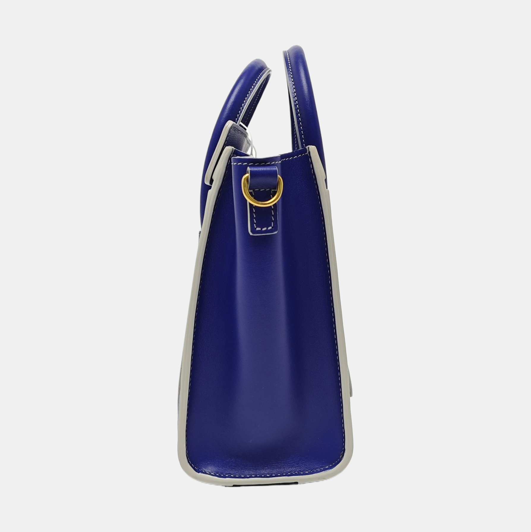 Authenticated pre-owned  LUGGAGE Calfskin Blue - Tote Bag at Looply