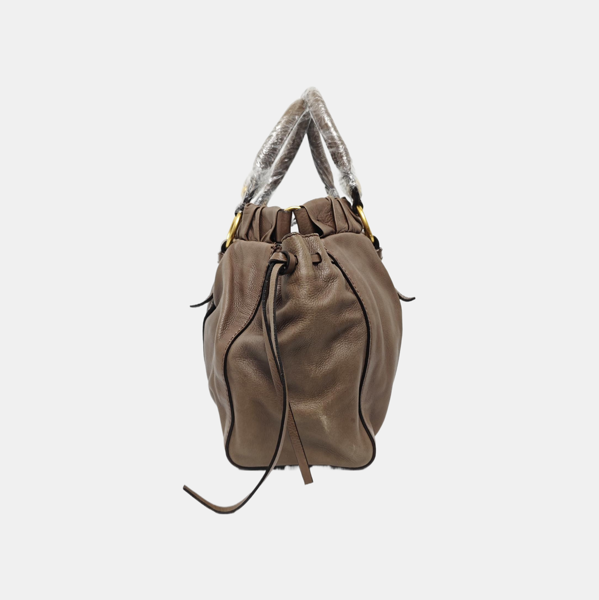 Calfskin Tote Bag Brown