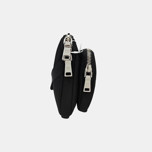 Nylon Shoulder Bag Black