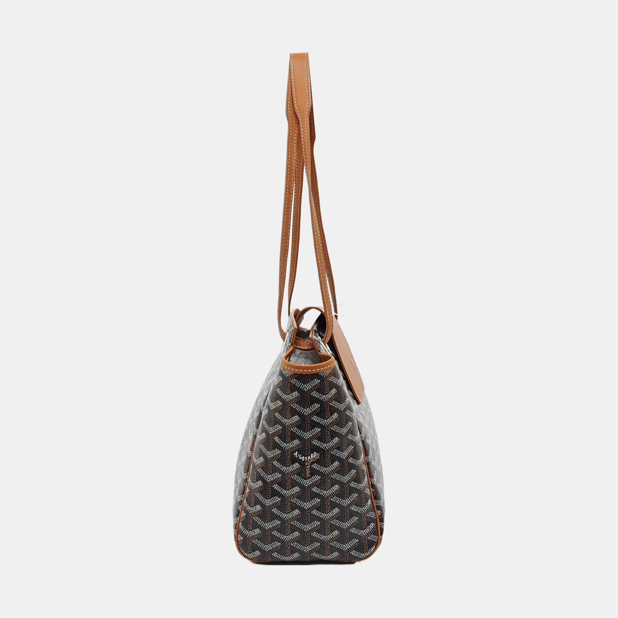 Rouette PM Coated Canvas Brown