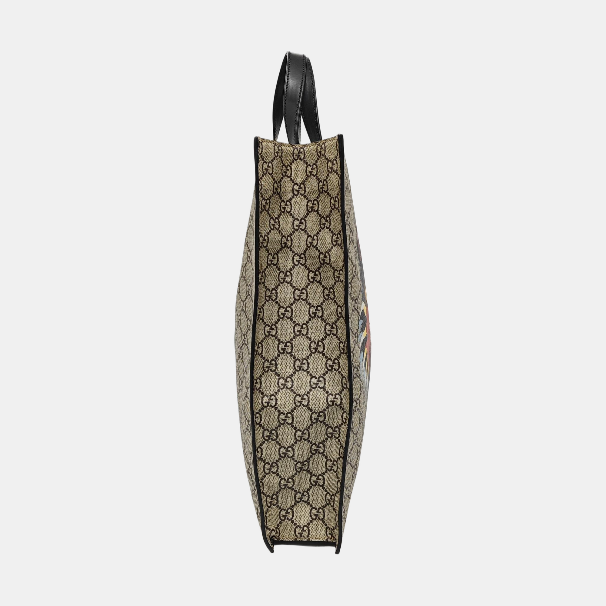 Monogram Coated Canvas Tote Bag Beige