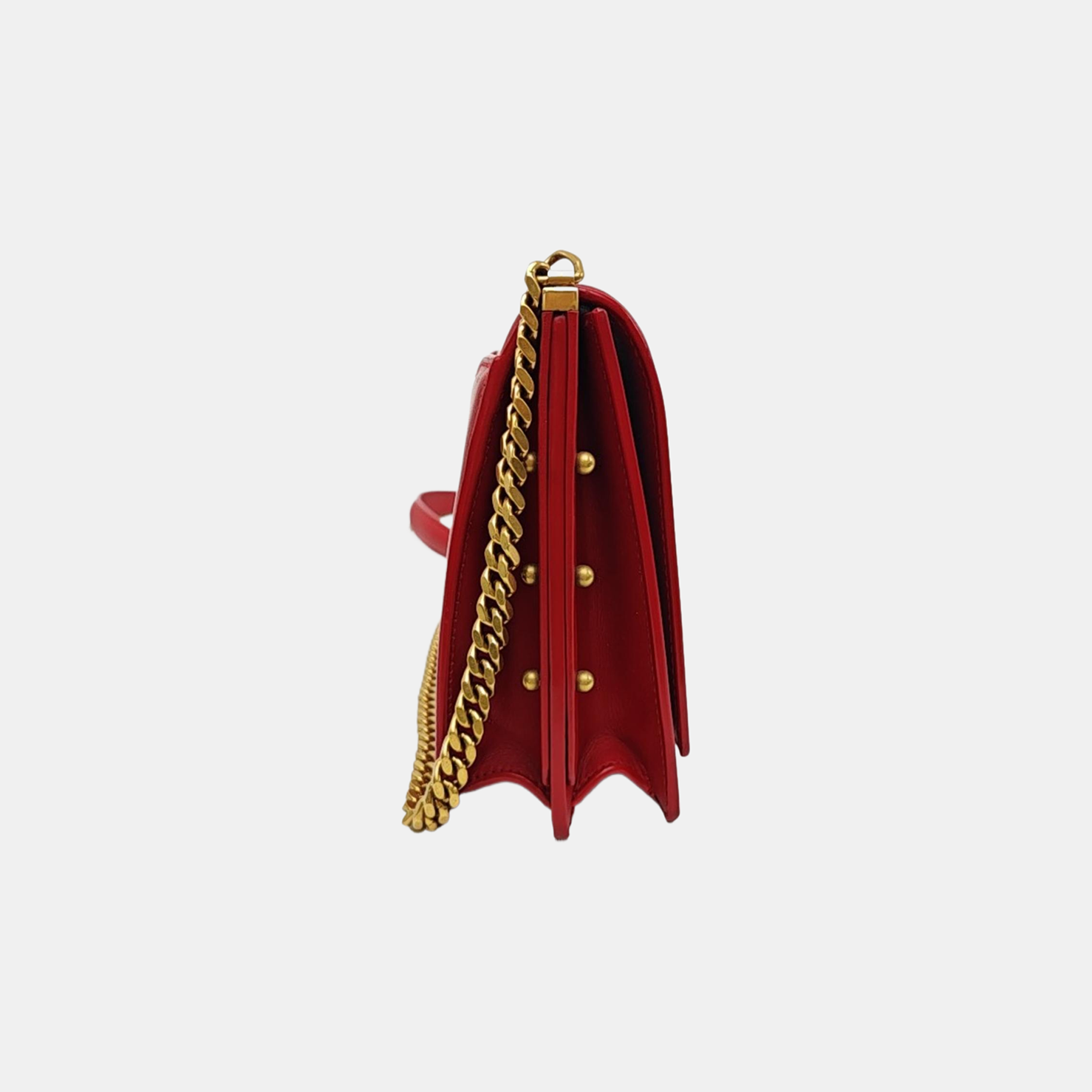 Calfskin Shoulder Bag Red