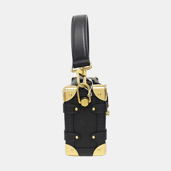 SIDE TRUNK PM Calfskin Black
