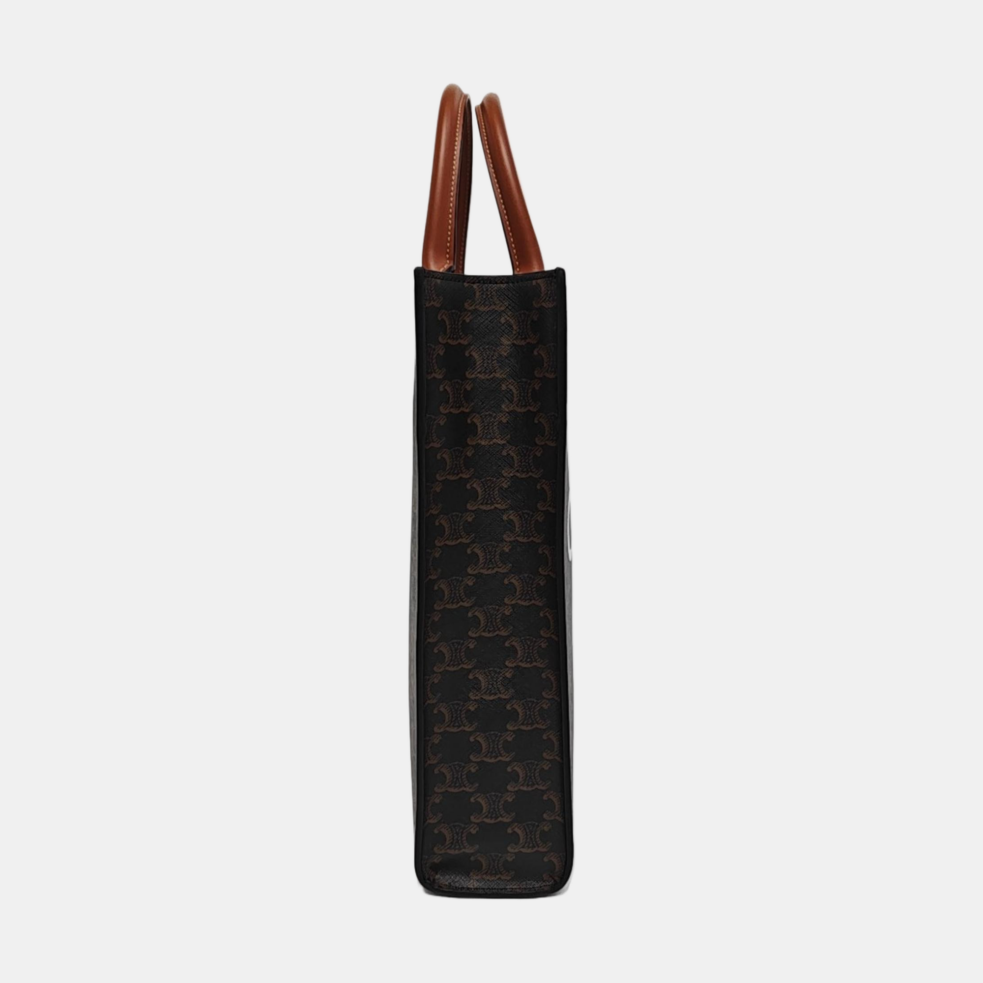 CABAS CELINE Small Coated Canvas Brown