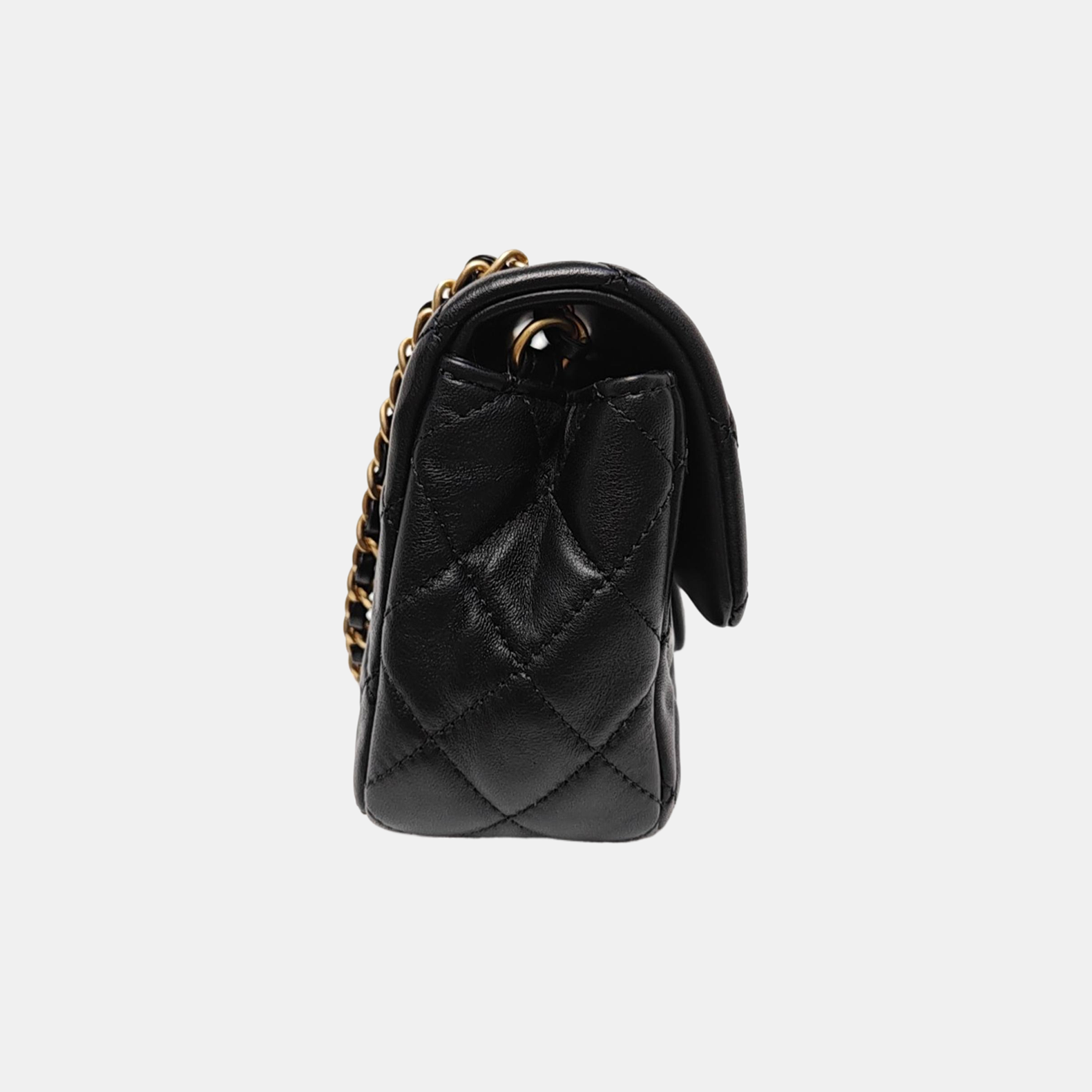 CLASSIC FLAP Mini Quilted Lambskin Black