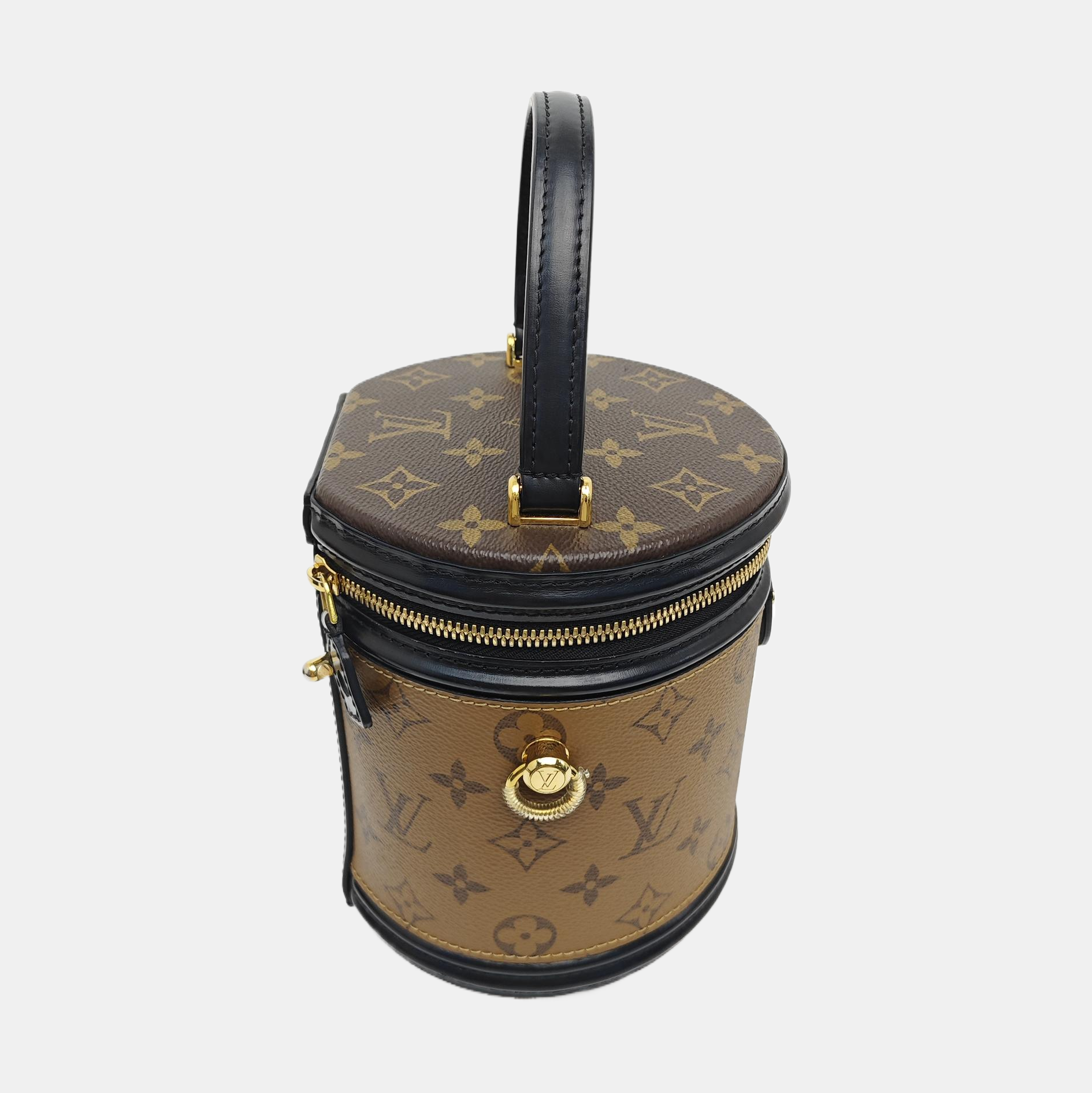 CANNES PM Monogram Coated Canvas Brown