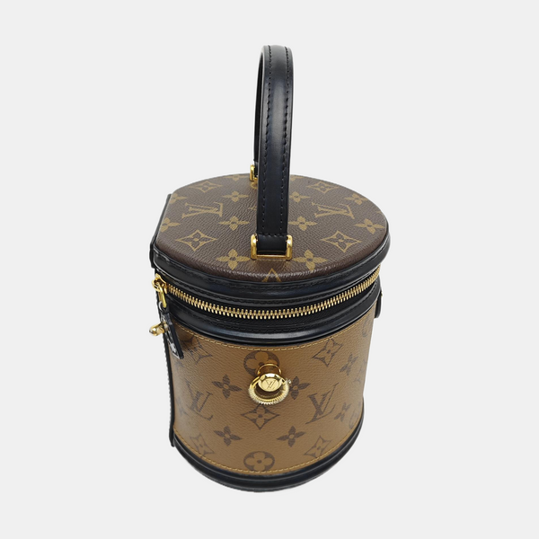 CANNES PM Monogram Coated Canvas Brown