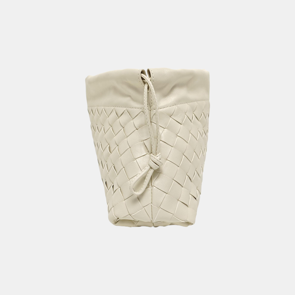 The Pouch Large Calfskin White