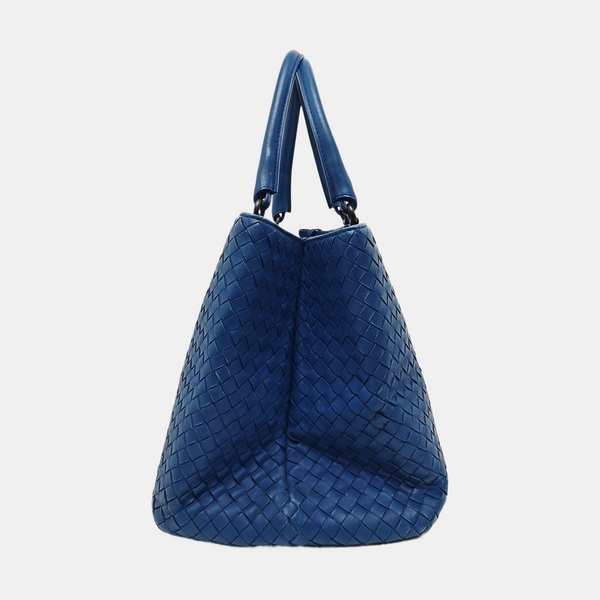 Calfskin Tote Bag Blue