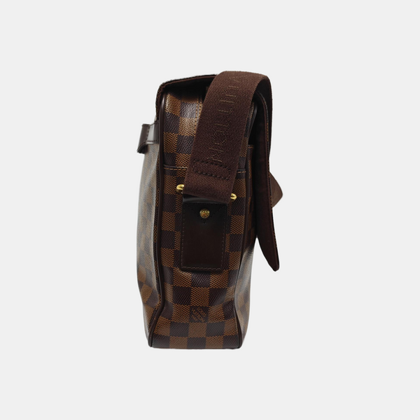 SHELTON MM Damier Ebene Coated Canvas Brown