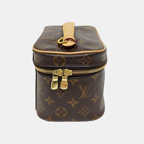 NICE Mini Monogram Coated Canvas Brown