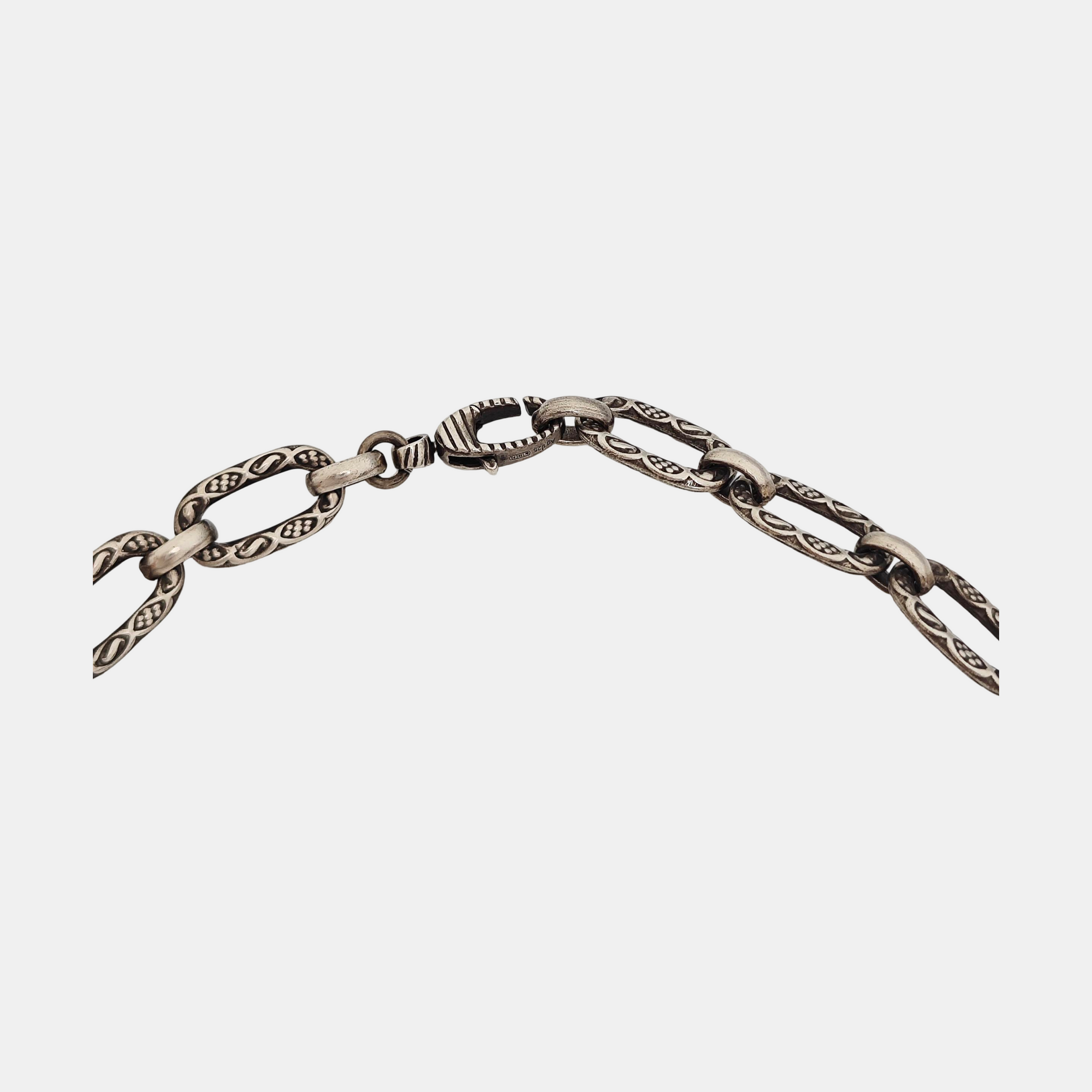 Interlocking G 925 Sterling Silver Necklace
