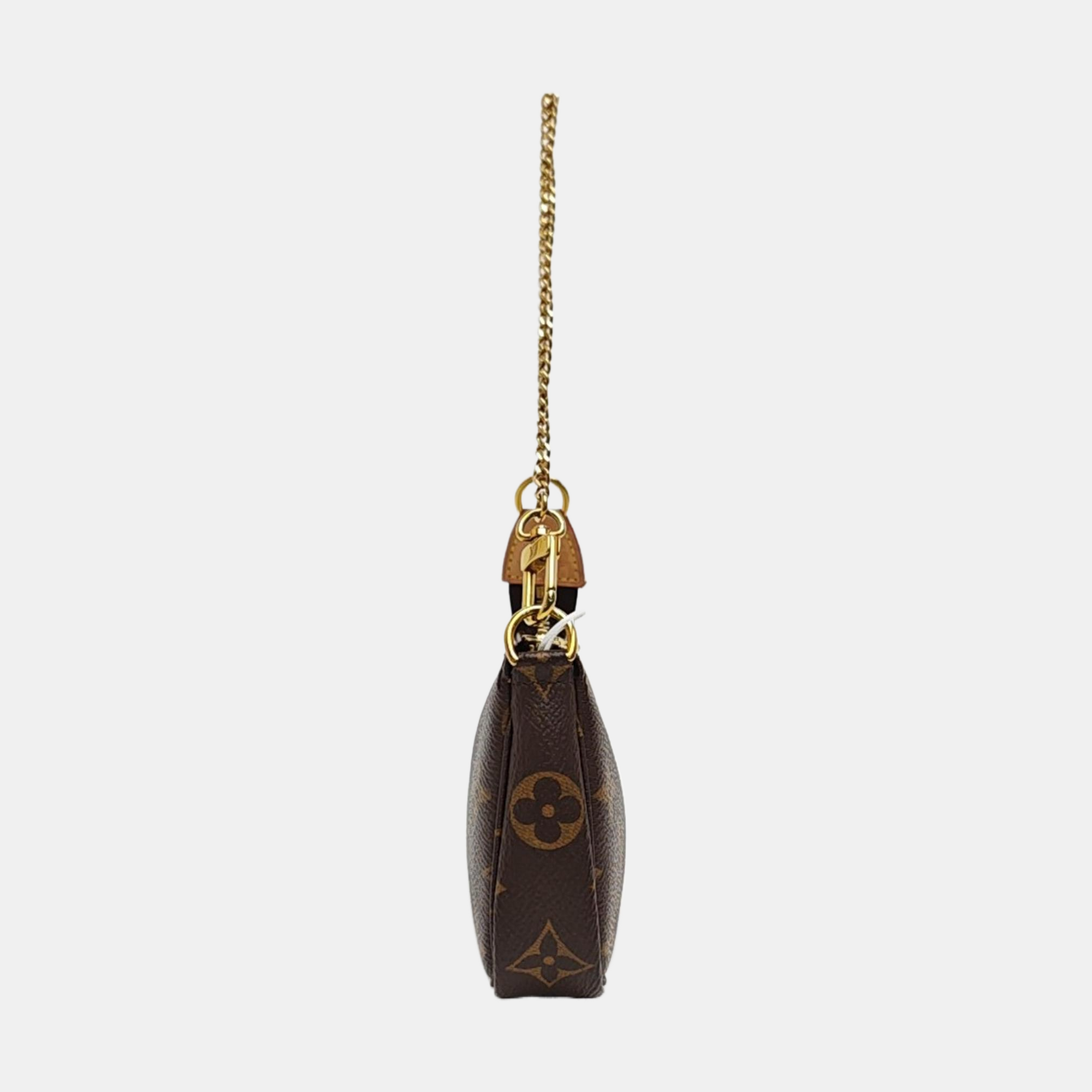 ACCESSOIRES Mini Monogram Coated Canvas Brown