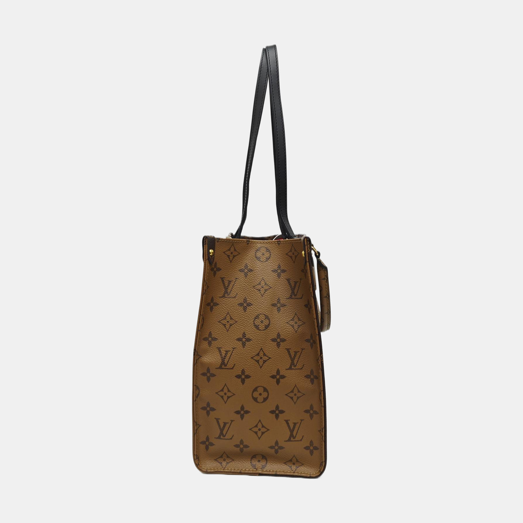 ONTHEGO MM Monogram Coated Canvas Brown