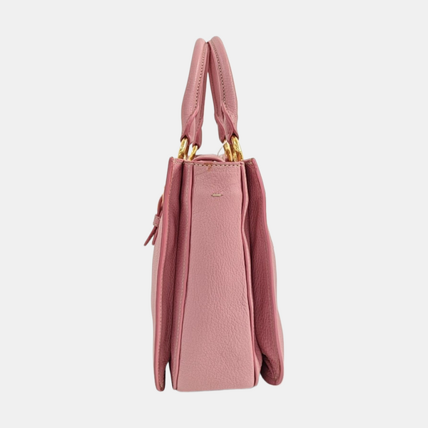 Calfskin Tote Bag Pink
