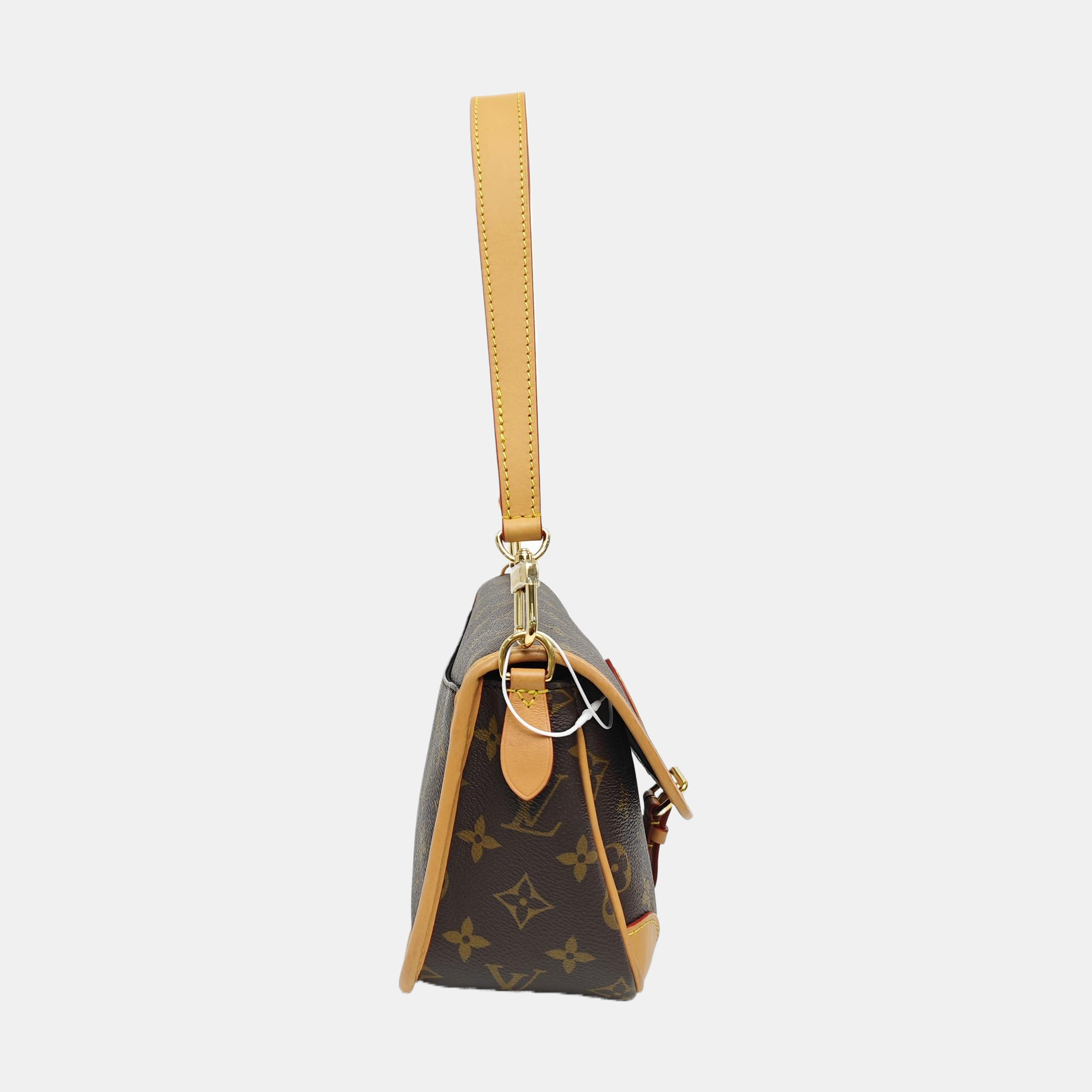 DIANE Monogram Coated Canvas Brown