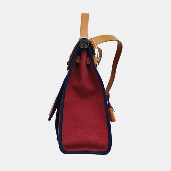 Authenticated pre-owned  Herbag 31 Canvas Red - Shoulder Bag at Looply
