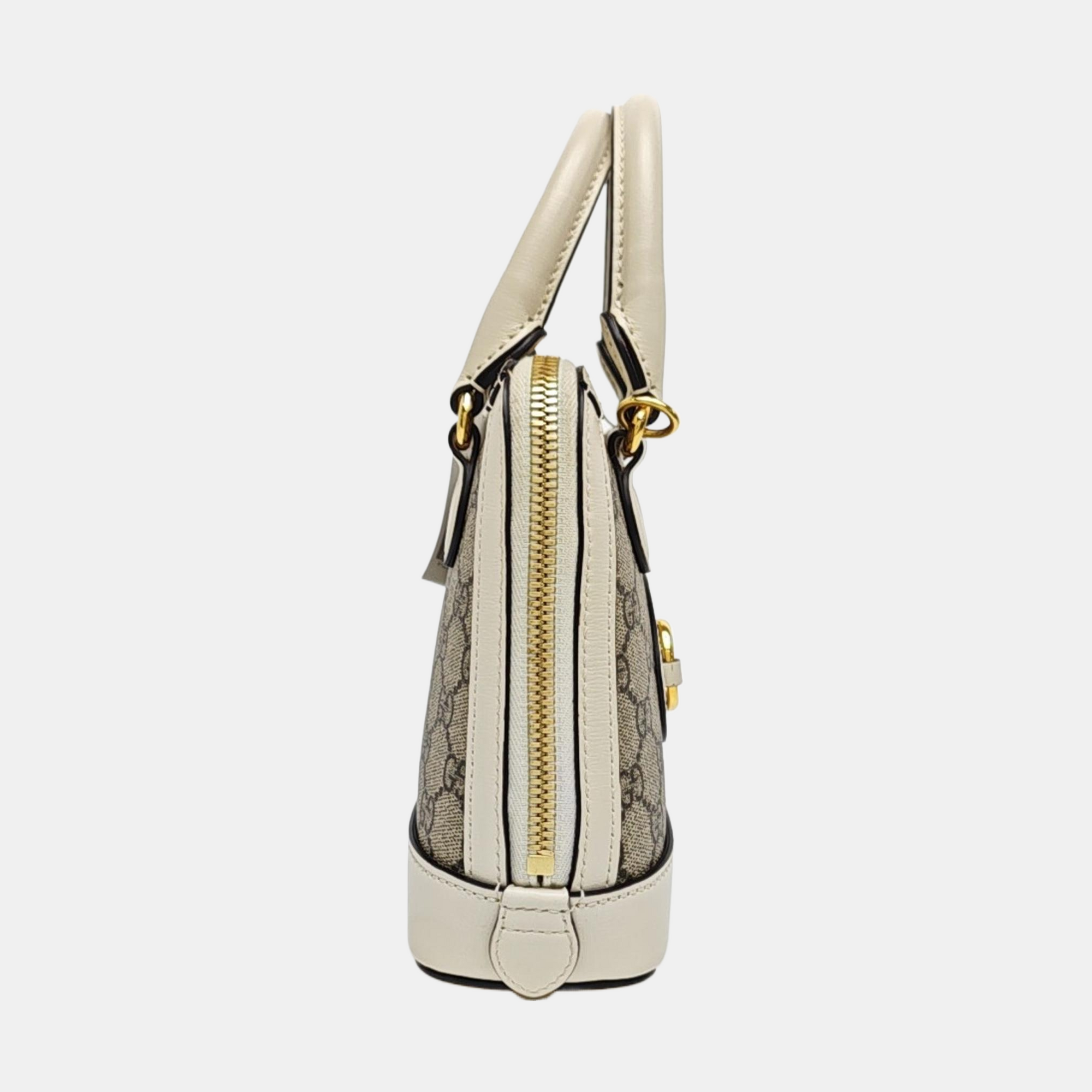 Horsebit 1955 Mini Coated Canvas Beige