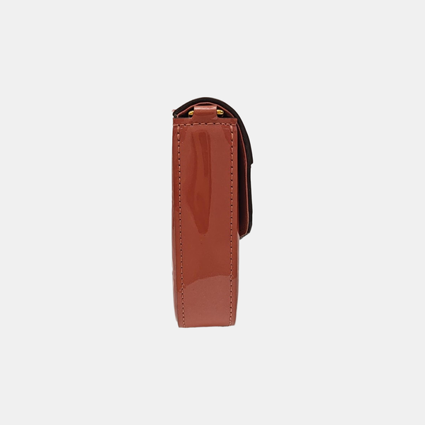 FÉLICIE Monogram Patent Leather Beige