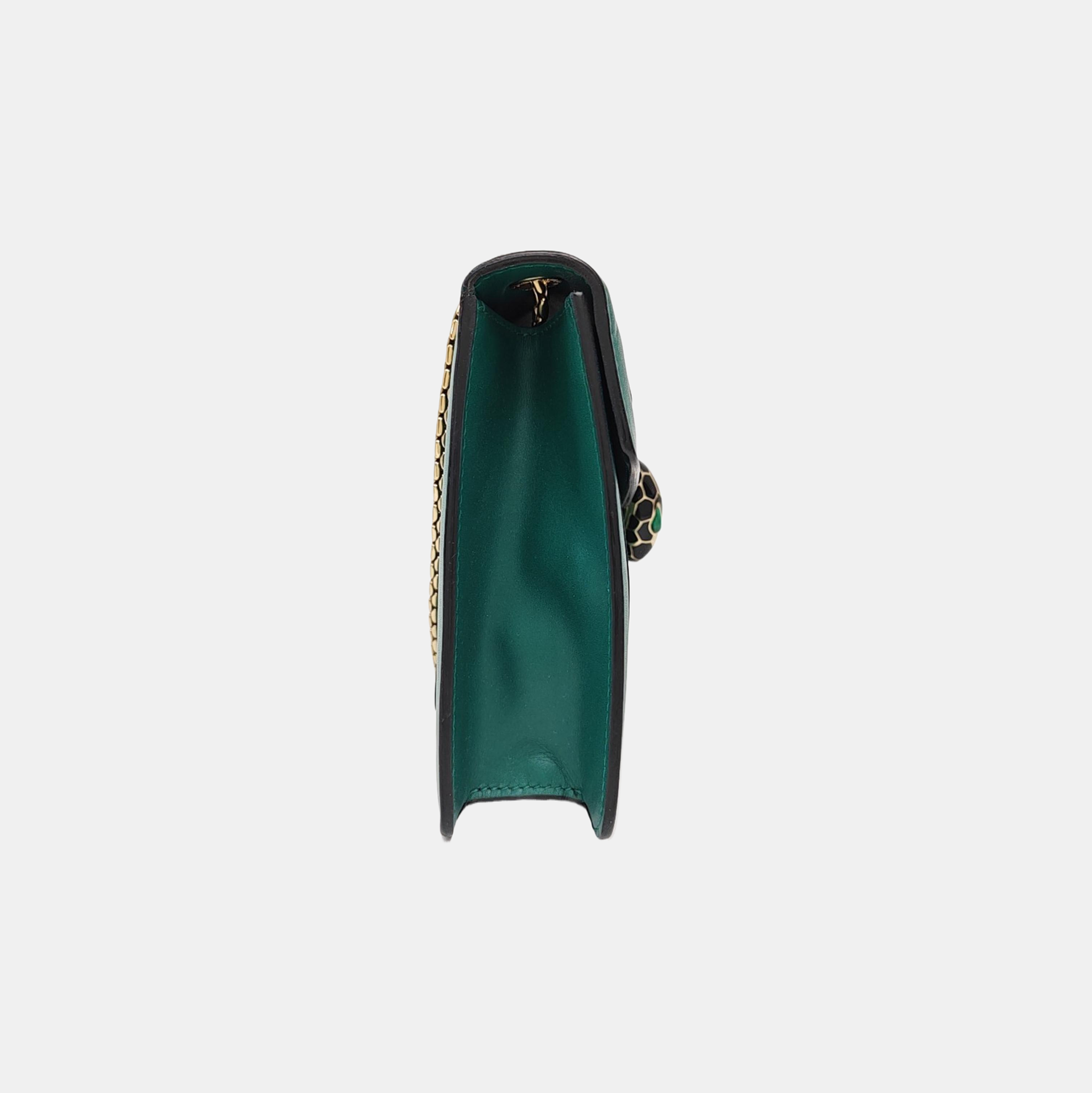 SERPENTI FOREVER Small Calfskin Green