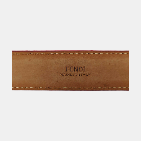 Leather Belt Orange
