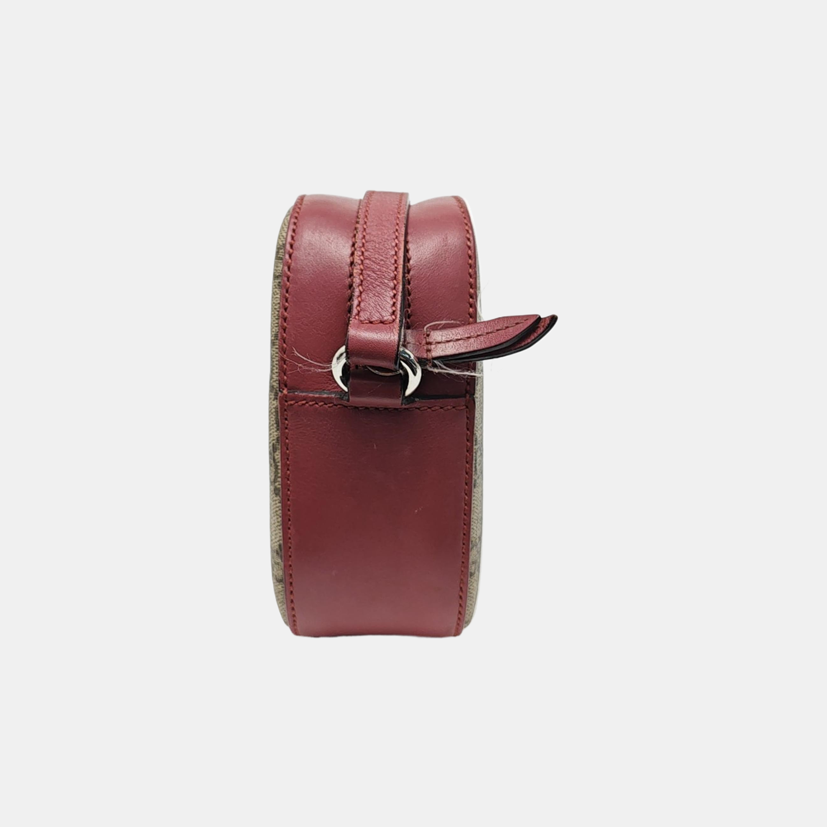Monogram Coated Canvas Crossbody Bag Brown