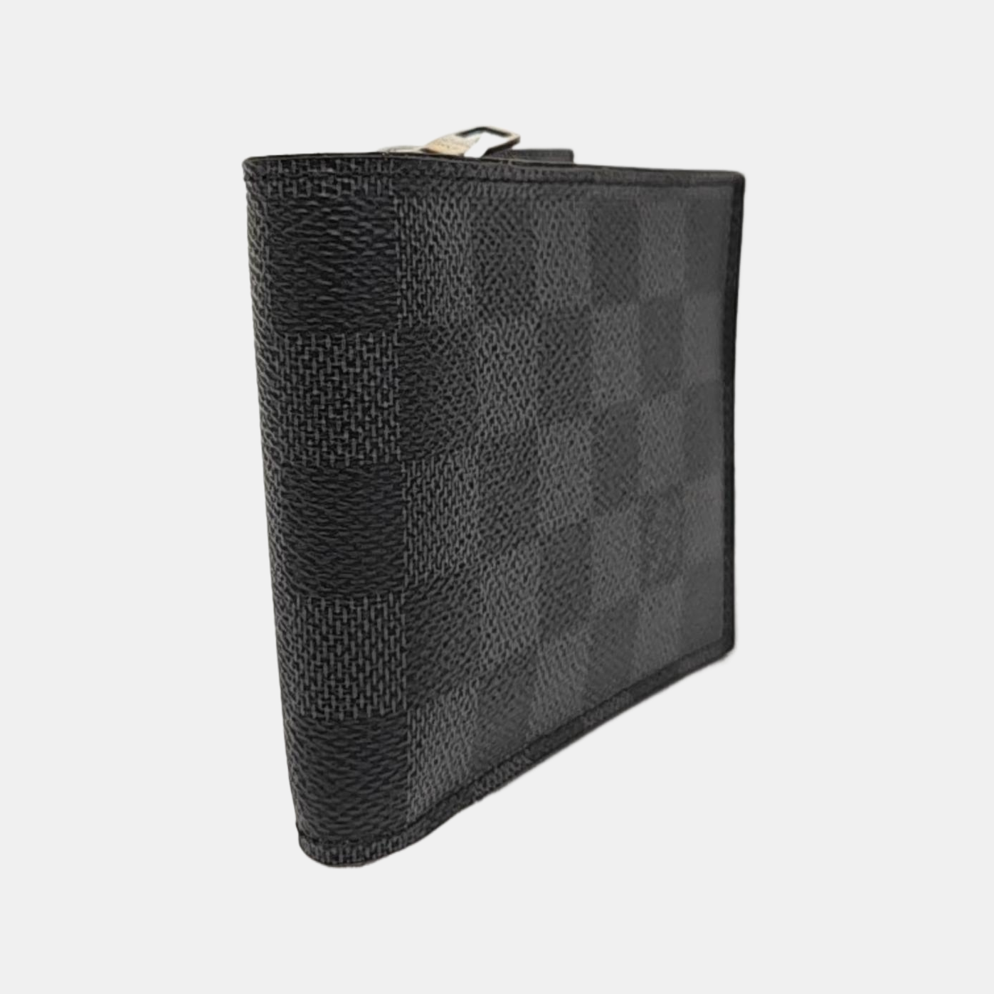 AMERIGO Damier Graphite Coated Canvas Gray Wallet