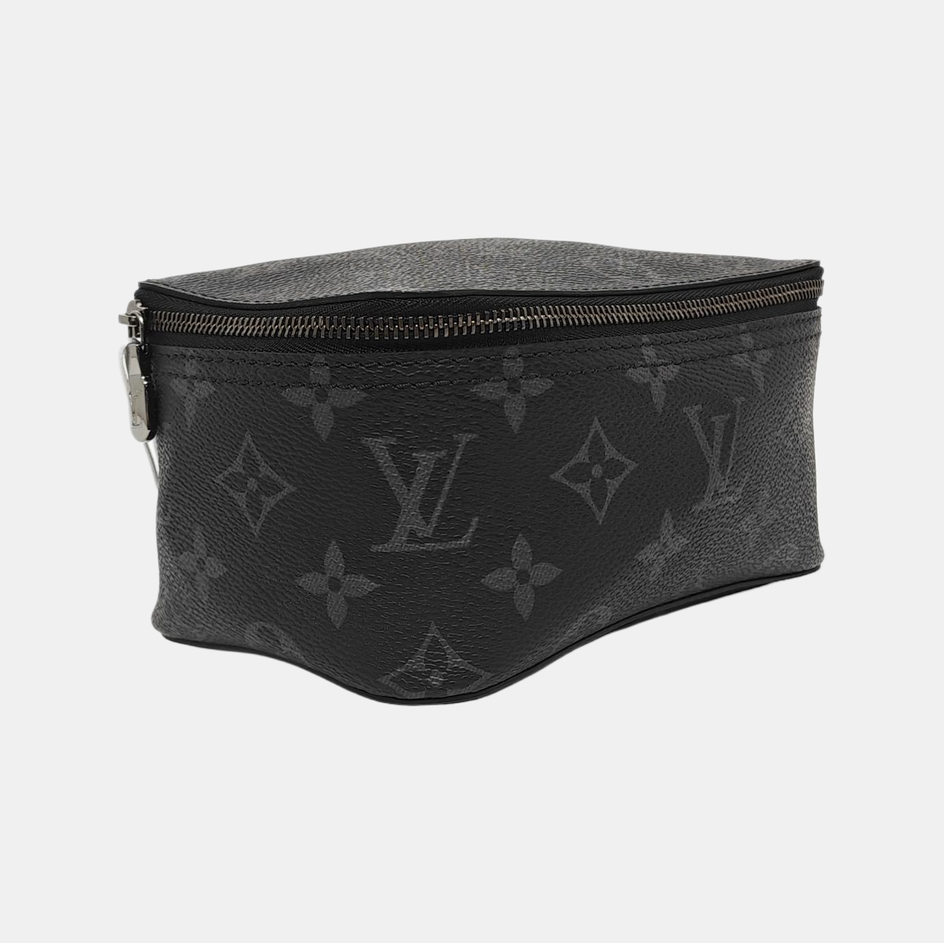 CUBE DE RANGEMENT PM Monogram Coated Canvas Black