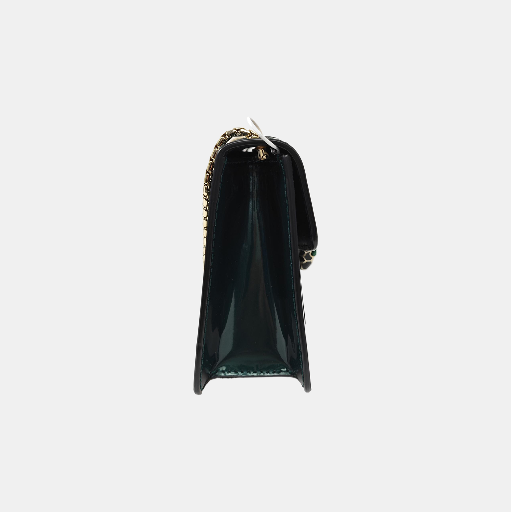 SERPENTI FOREVER Small Patent Leather Green