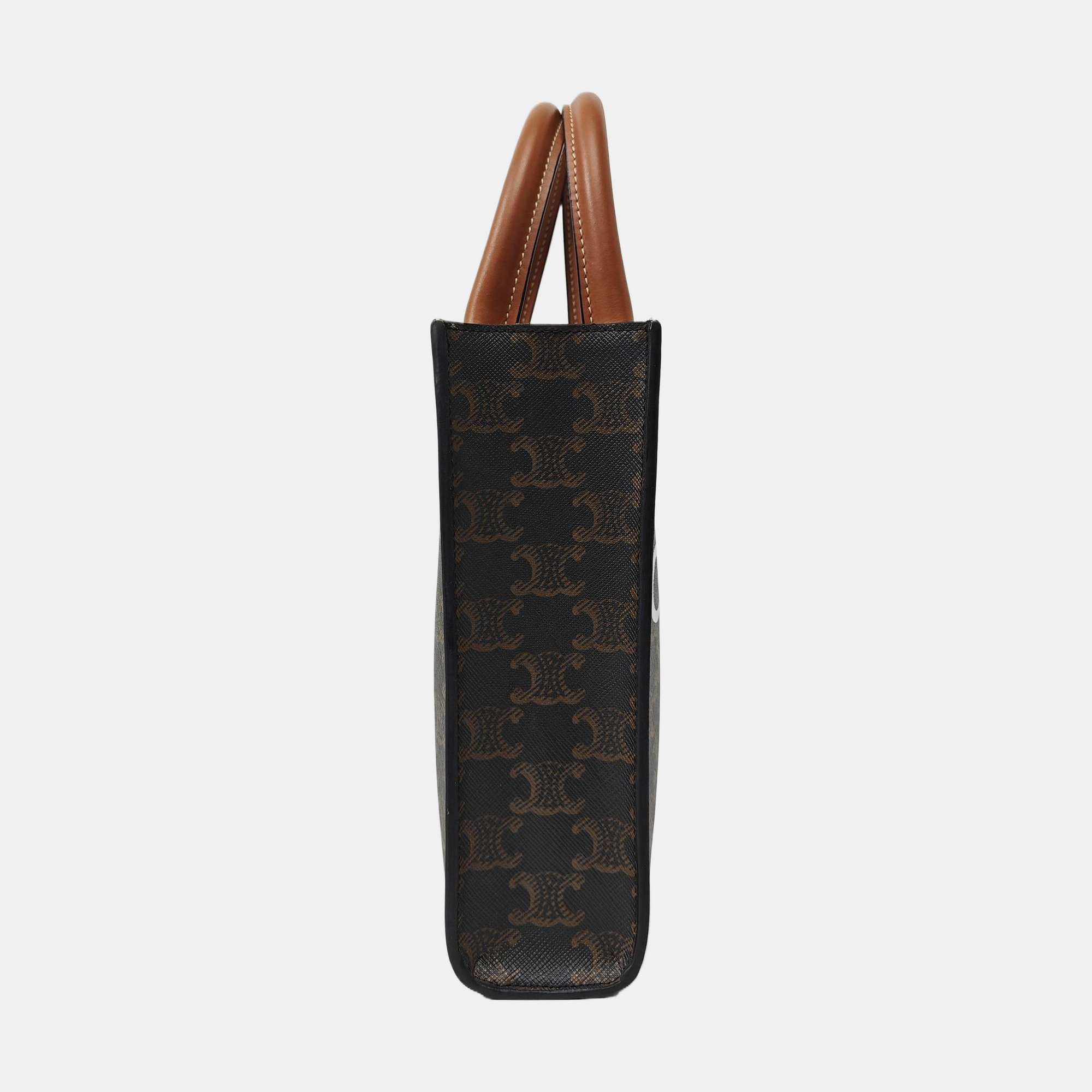 CABAS CELINE Mini Coated Canvas Brown